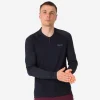 Rapha T-shirts & Tops|Men's Explore Long Sleeve Zip Neck Tech T-shirt Black/Black