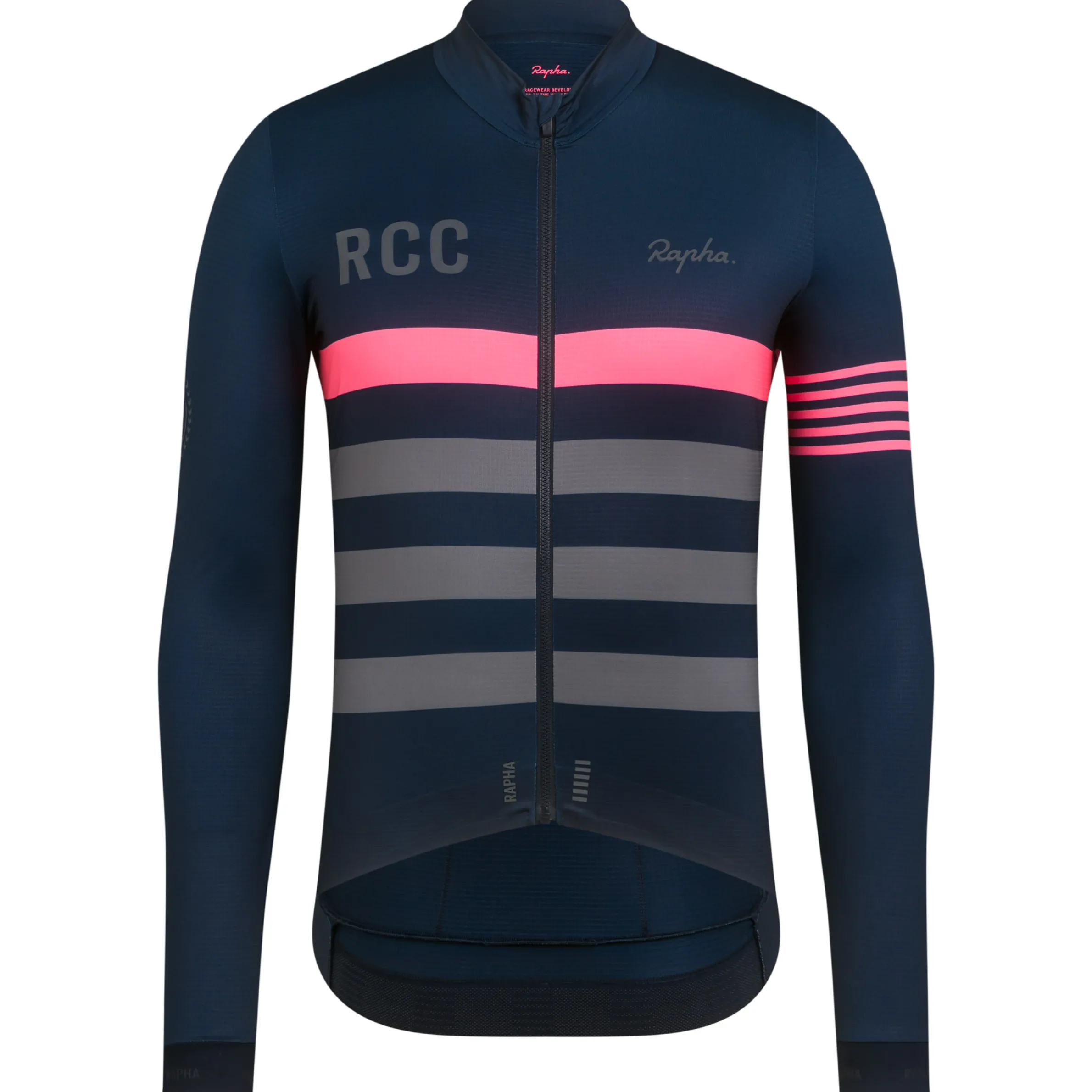 Rapha Jerseys|Men's RCC Pro Team Long Sleeve Jersey DarkNavy