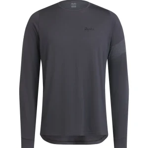 Rapha T-shirts & Tops|Men's Trail Merino Long Sleeve T-shirt DarkGrey/Black