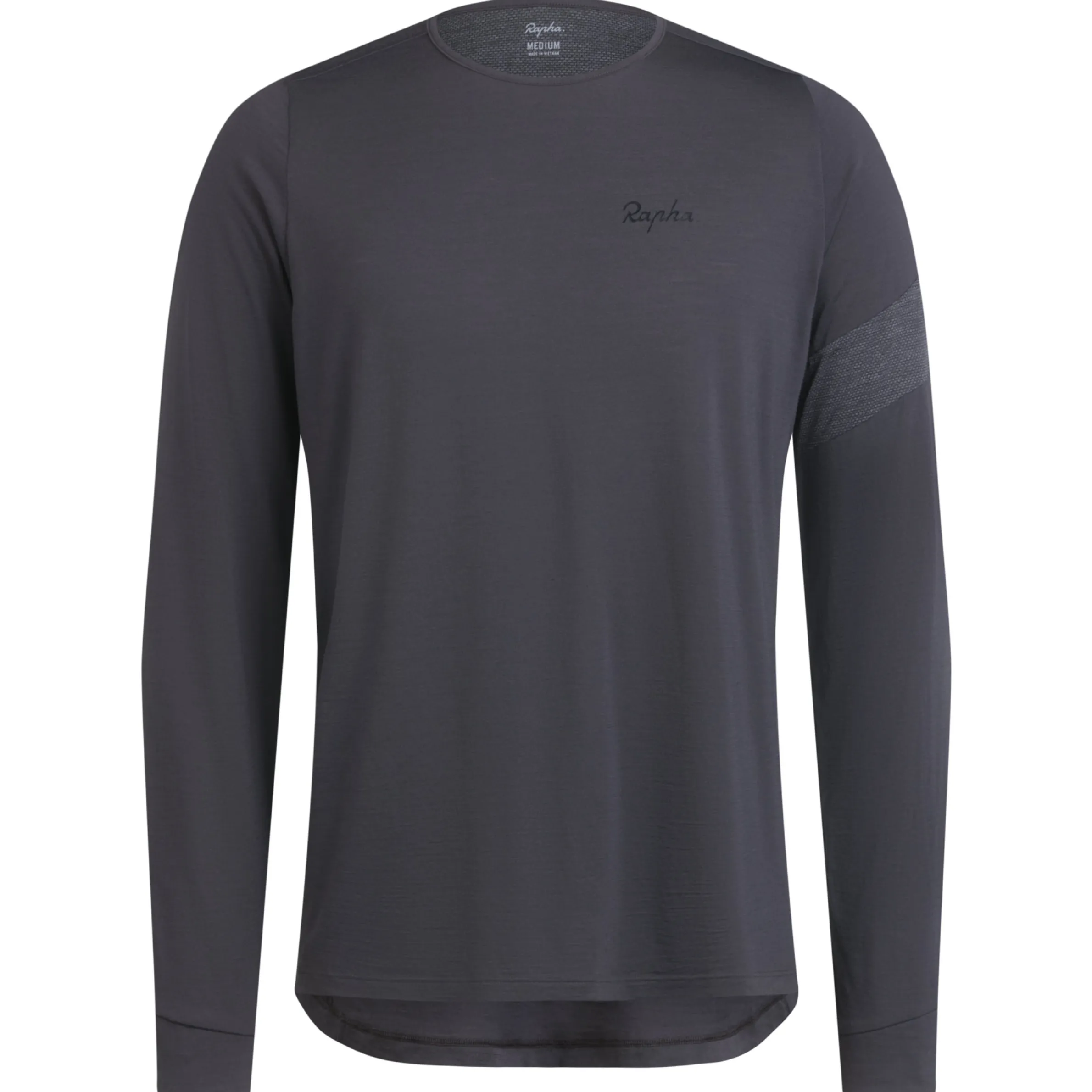 Rapha T-shirts & Tops|Men's Trail Merino Long Sleeve T-shirt DarkGrey/Black