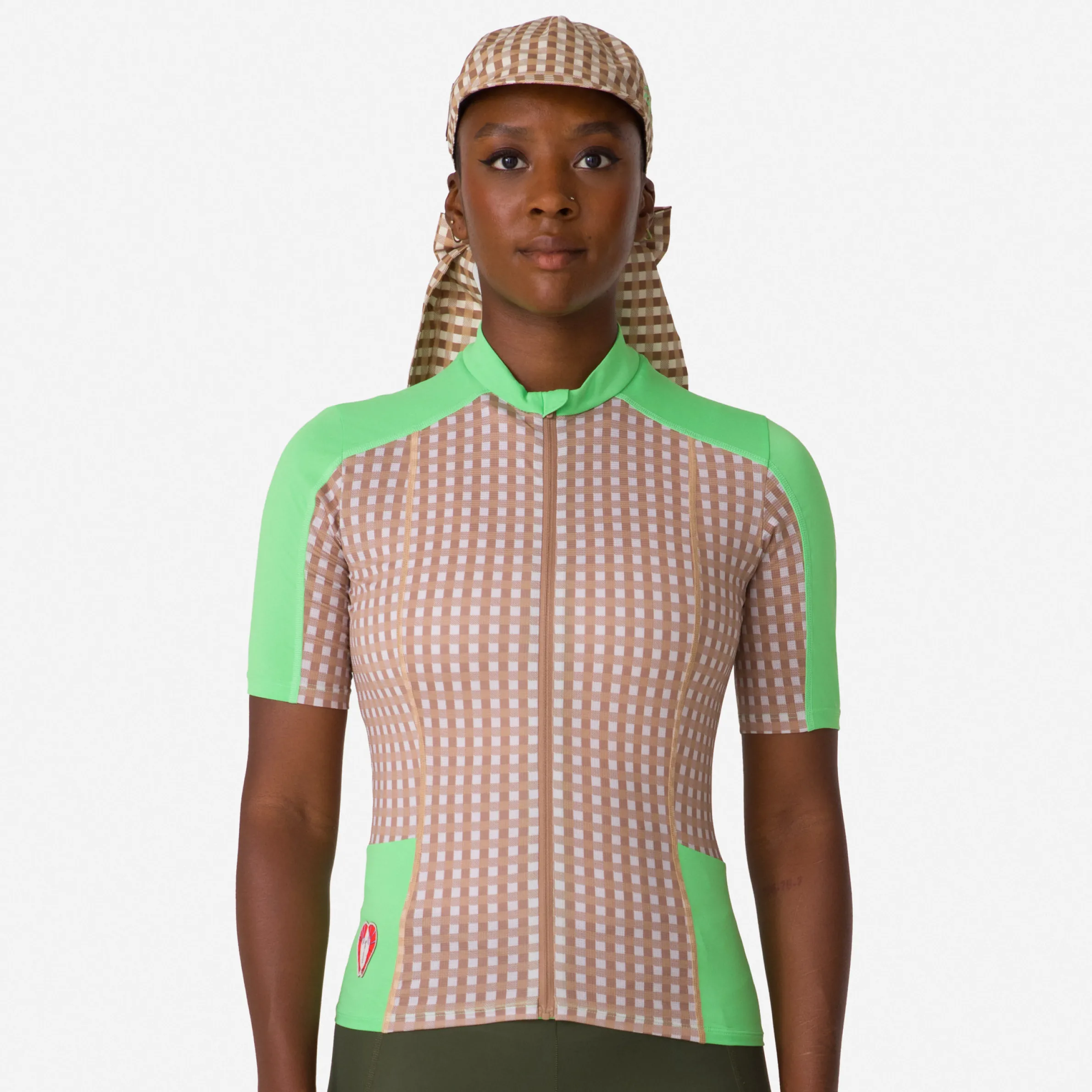 Rapha Archive|+ Shrimps Jersey GinghamPrint/SummerGreen