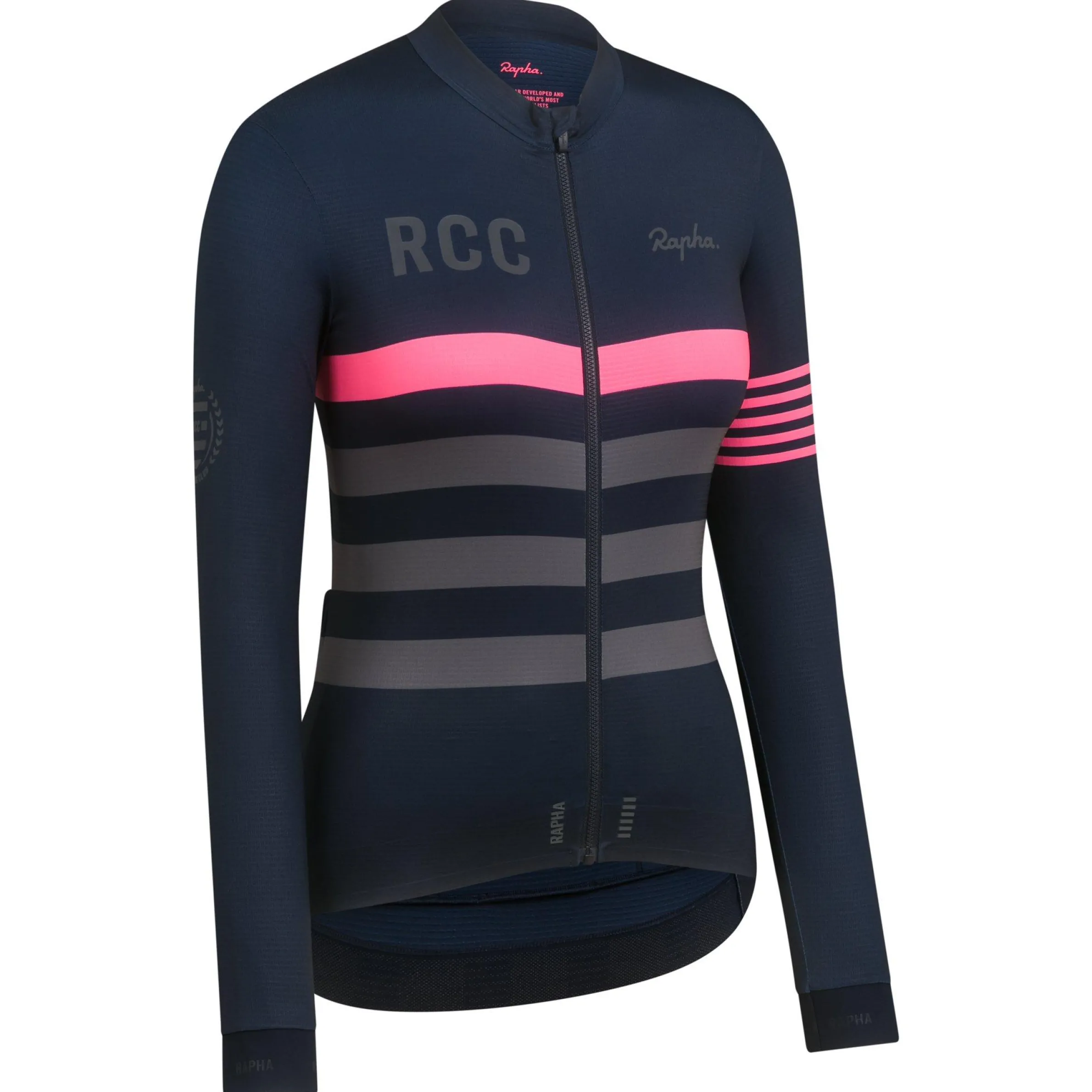 Rapha Jerseys|RCC Women's Pro Team Long Sleeve Jersey DarkNavy