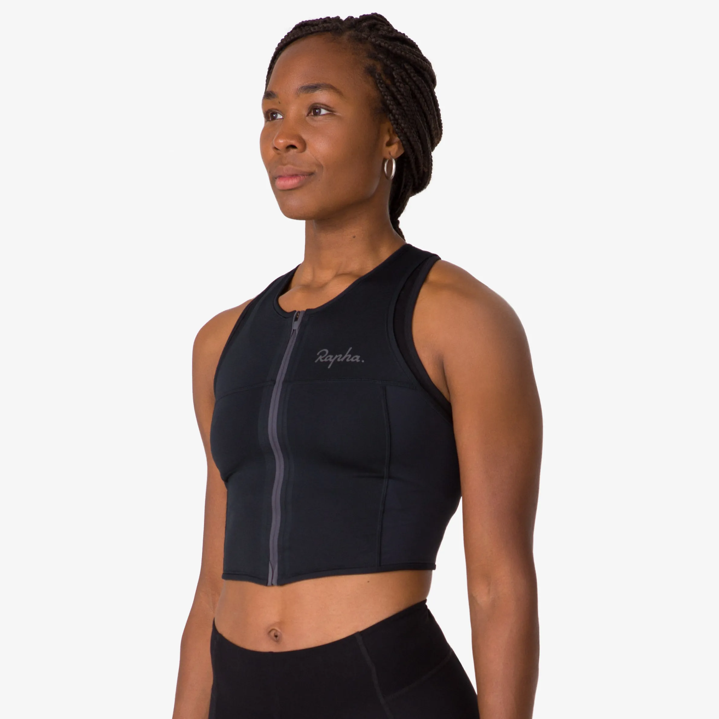 Rapha Hoodies, T-shirts & Tops|Jerseys|Women's Cropped Zip Tank