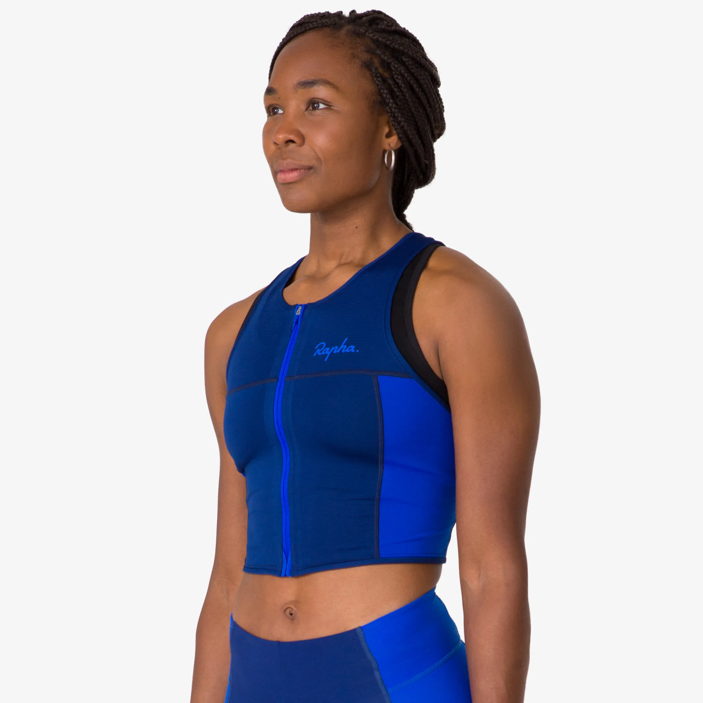 Rapha Hoodies, T-shirts & Tops|Jerseys|Women's Cropped Zip Tank