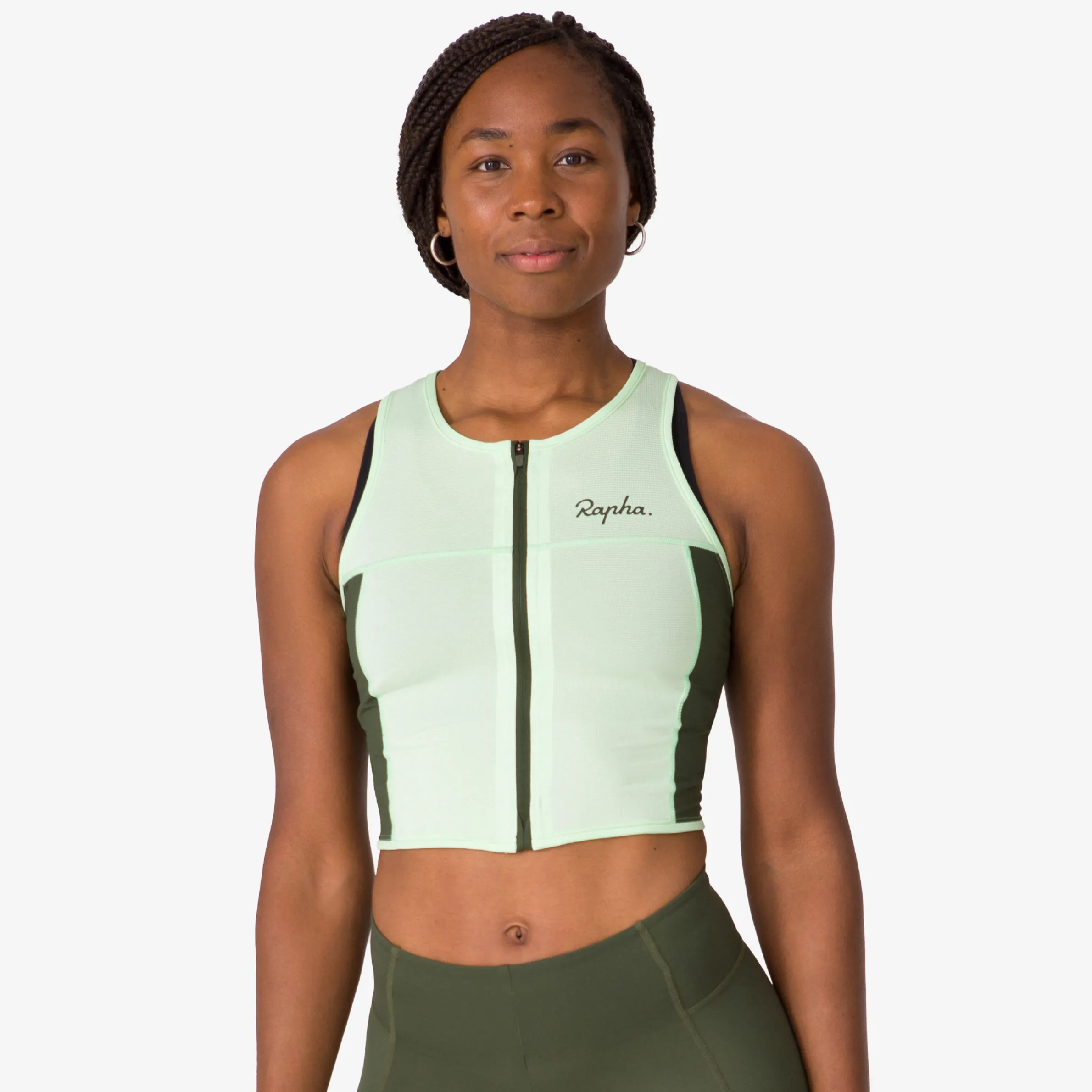 Rapha Hoodies, T-shirts & Tops|Jerseys|Women's Cropped Zip Tank