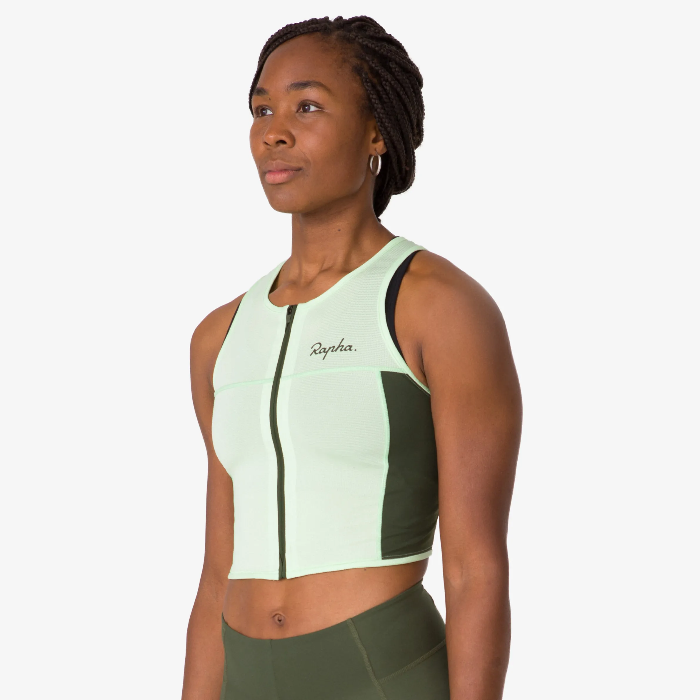 Rapha Hoodies, T-shirts & Tops|Jerseys|Women's Cropped Zip Tank