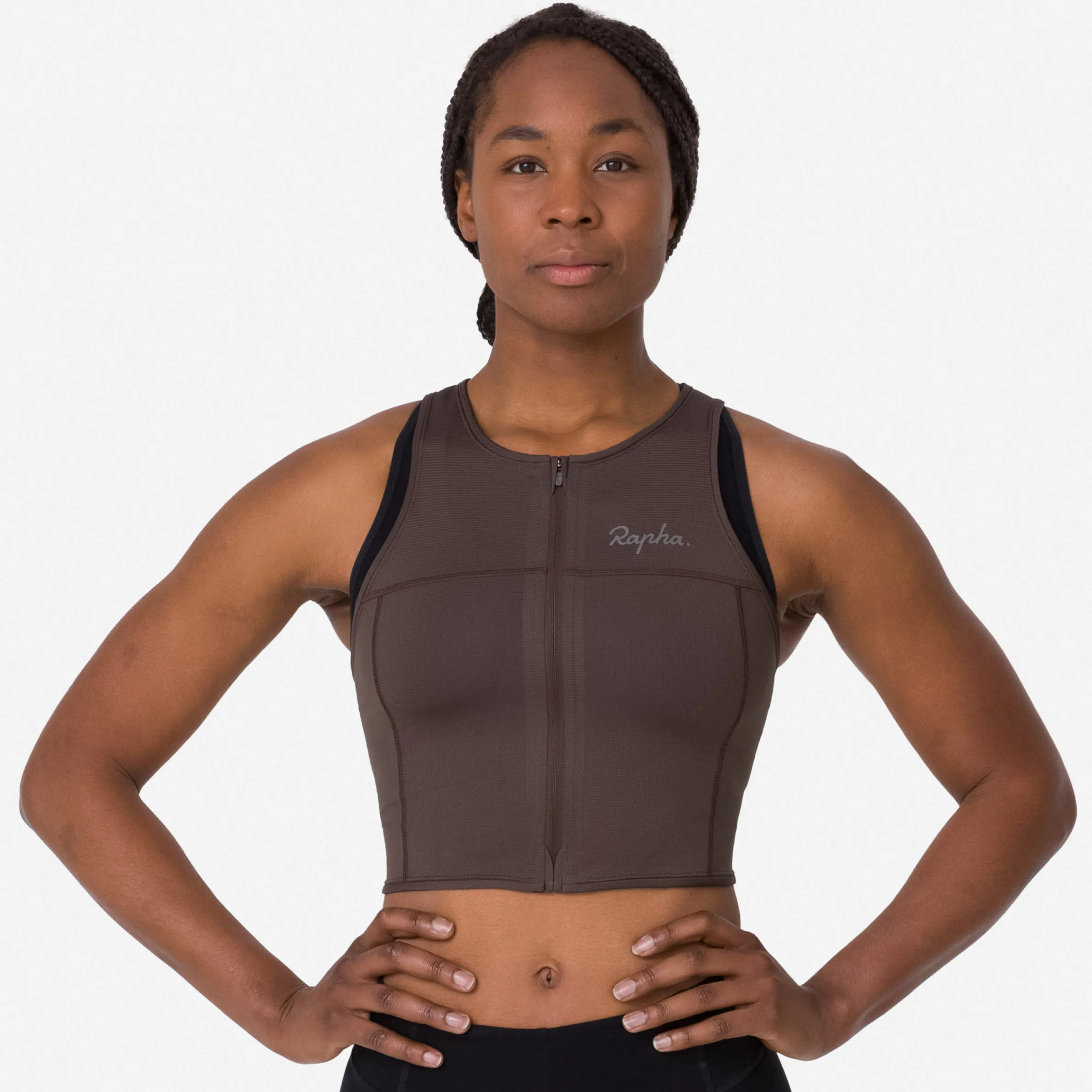 Rapha Hoodies, T-shirts & Tops|Jerseys|Women's Cropped Zip Tank