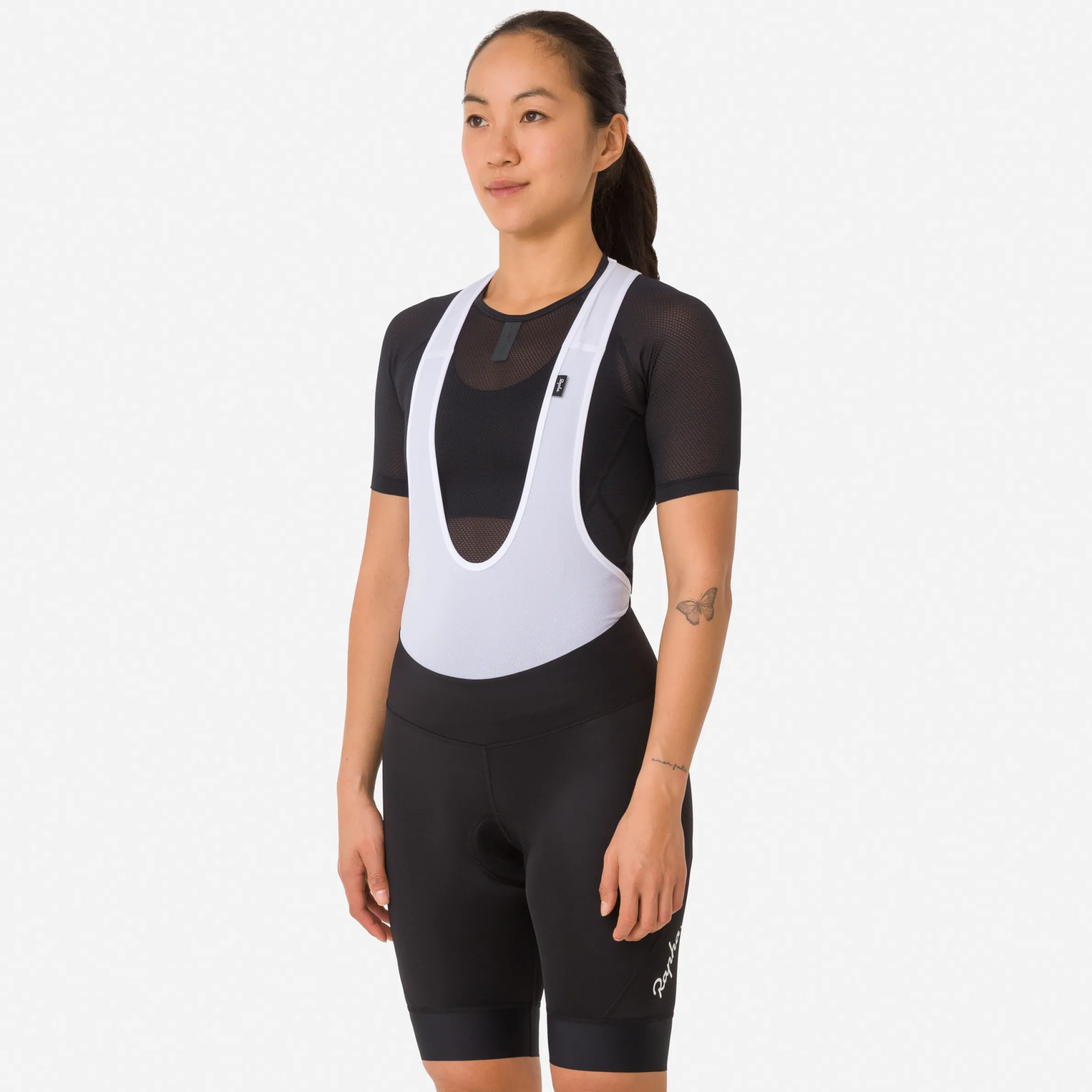 Rapha Bibs, Shorts & Tights|Women's Detachable Bib Shorts Black/White