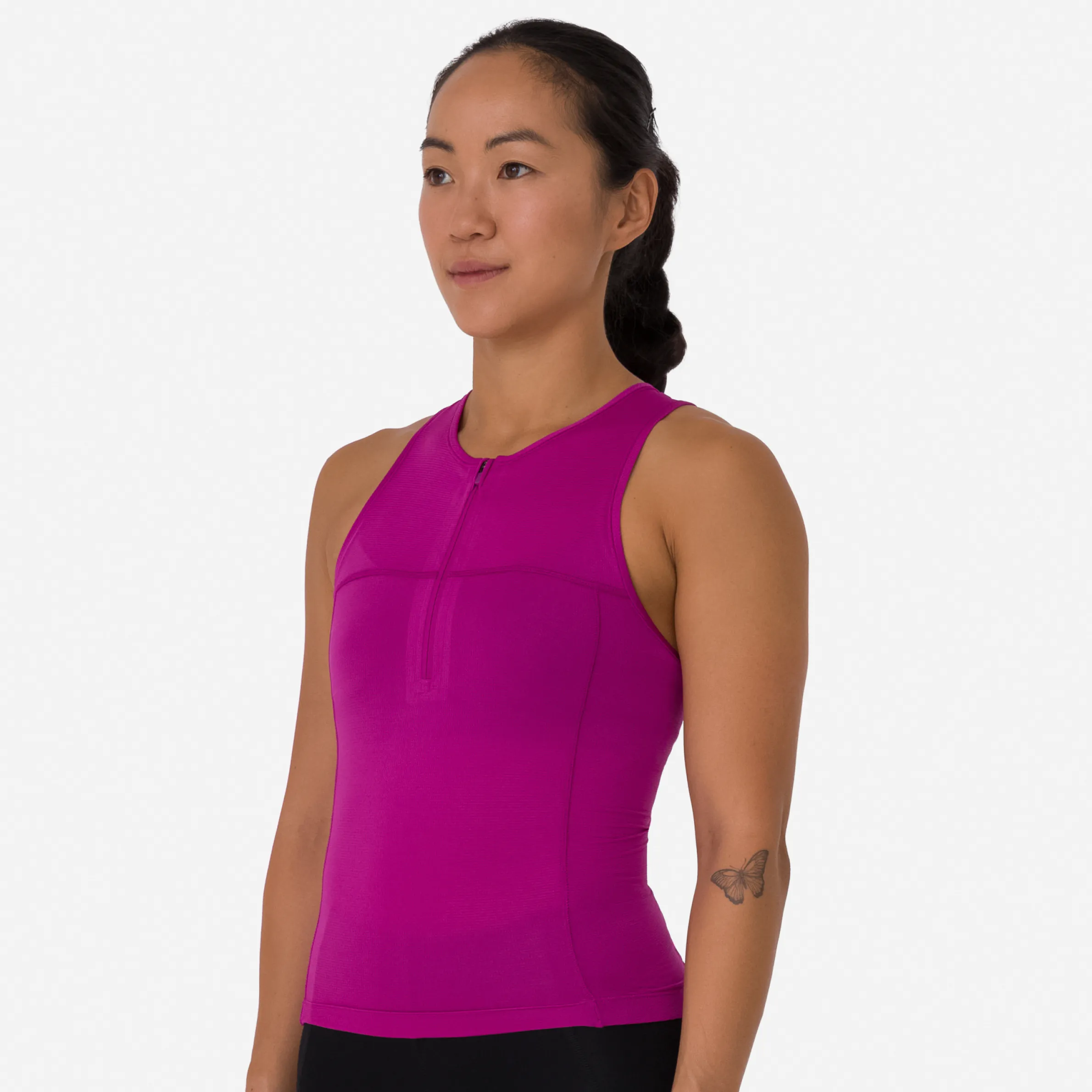 Rapha Hoodies, T-shirts & Tops|Jerseys|Women's Half Zip Tank